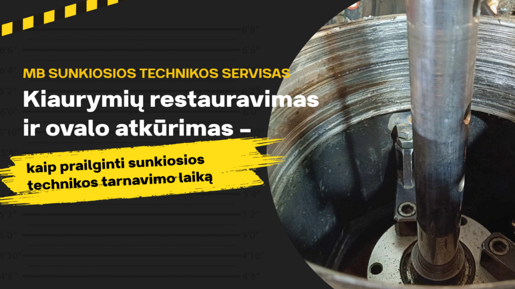 Kiaurymių restauravimas ir ovalo atkūrimas